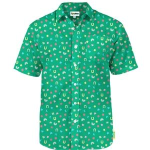 TIPSY ELVES MEN'S LUCKY CHARMER BUTTON DOWN SHIRT